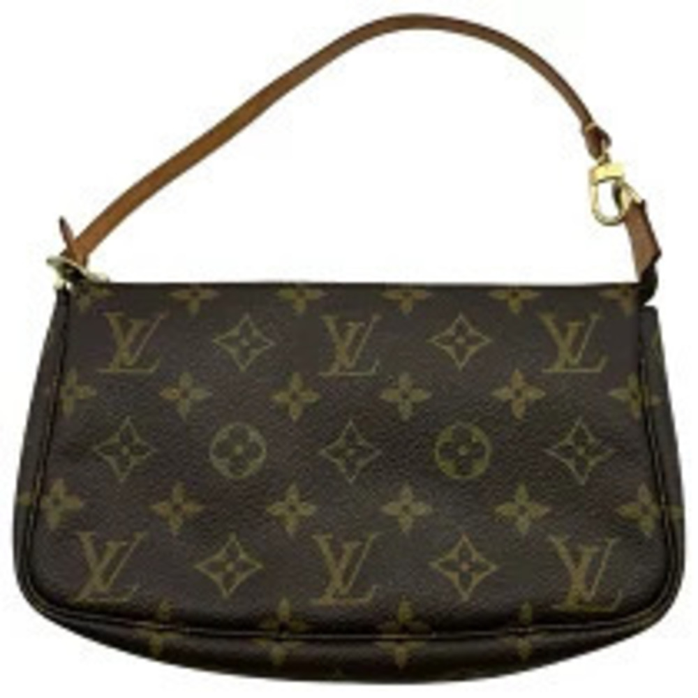 Louis Vuitton Pochette Accessoires Brown Monogram Canvas Handbag